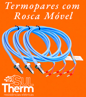 termopar rosca movel